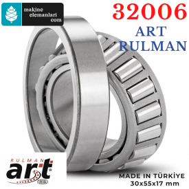 32006 Art Konik Makaralı Rulman 30x55x17 mm
